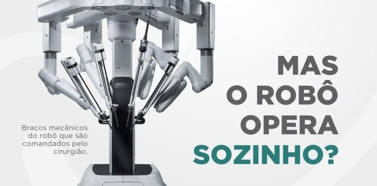 Mas o robô opera sozinho?